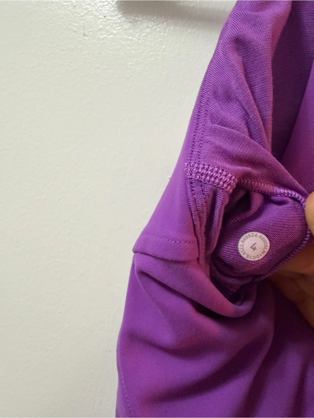lululemon athletica Bright Purple Racerback Cropped Sports Tank